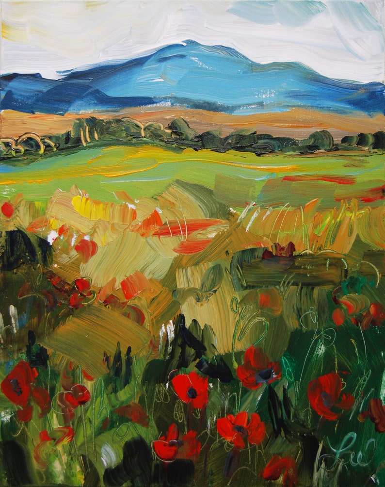 Blue Mountain Archival Fine Art Gicleé Print. Landscape of - Etsy