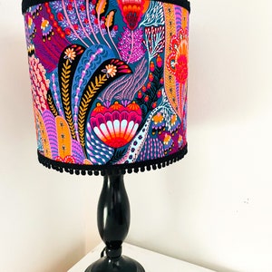 Custom Boho Botanical Lampshade