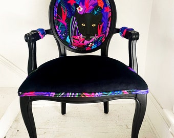 Maximalist Black Panther Armchair