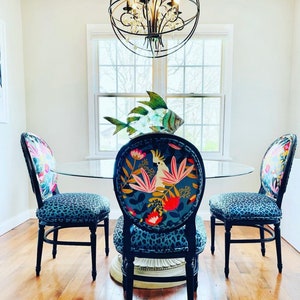 Customizable Tropical Paradise Dining Chair Collection!