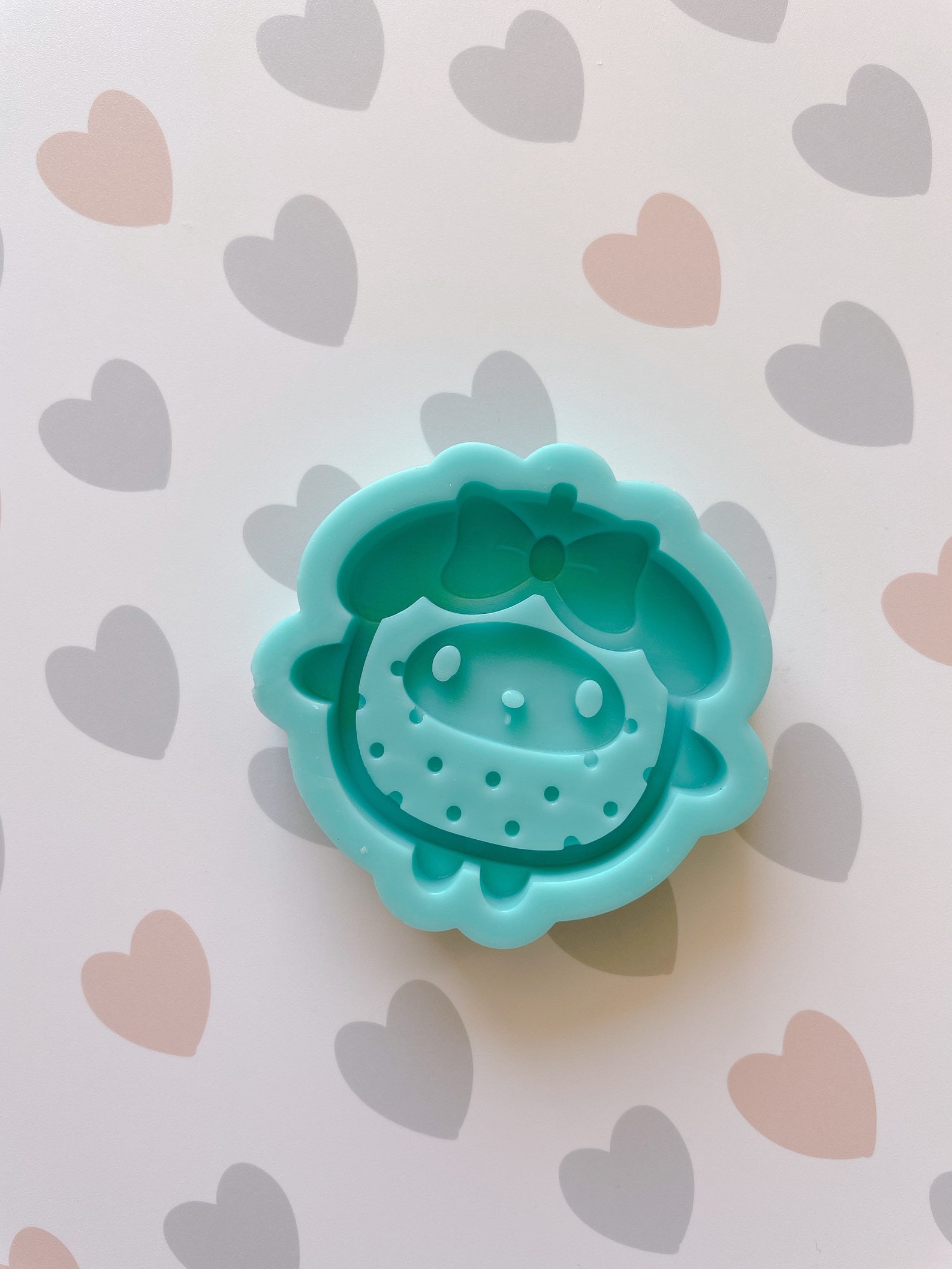 Strawberry silicone resin shaker mold Etsy