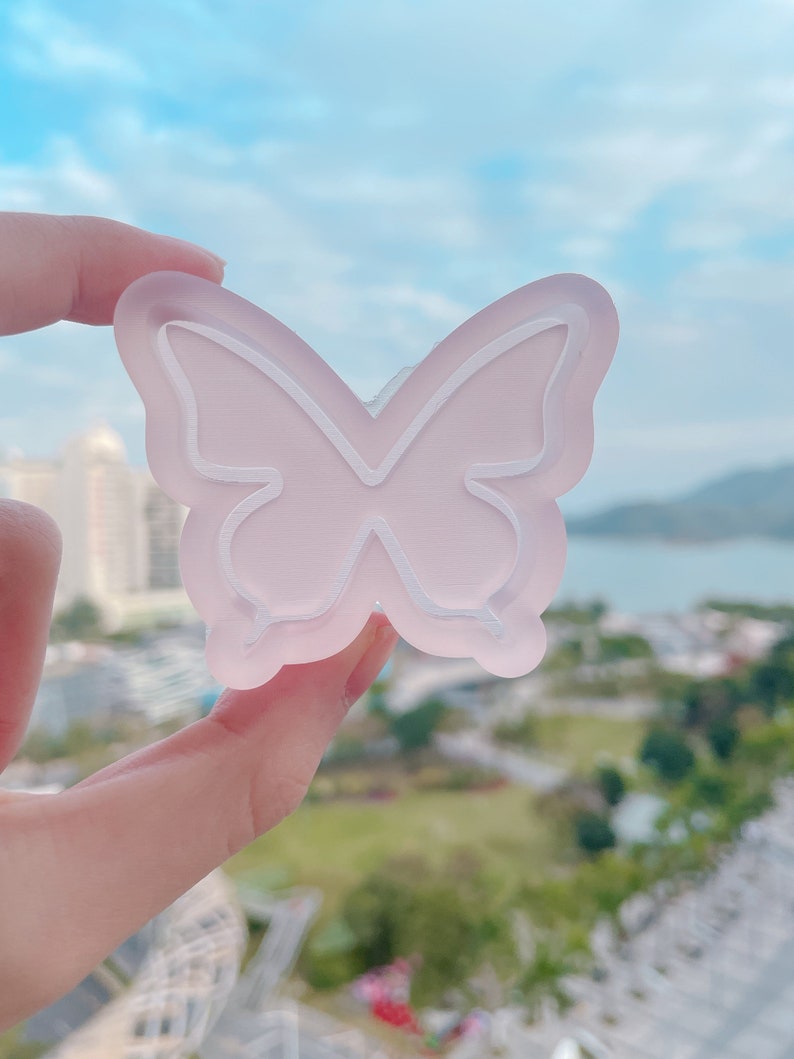 Butterfly silicone resin shaker mold