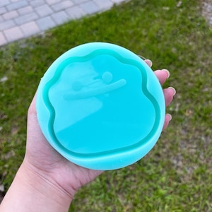 Ditto trinket tray shaker coaster silicone mold 4 inches