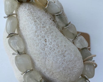 Stretchy Grandma bracelet Indie Brutalist jewelry