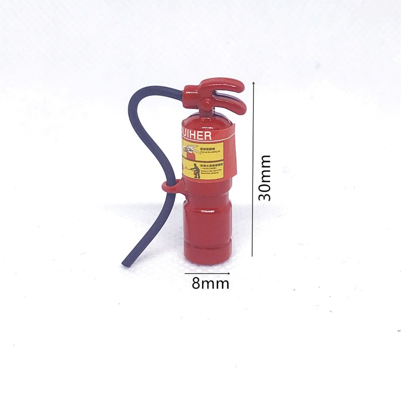 Miniature fire extinguisher Miniatures Miniature home Etsy