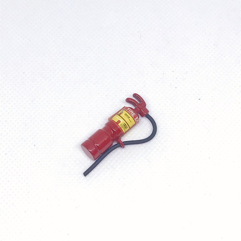 Miniature fire extinguisher Miniatures Miniature home Etsy