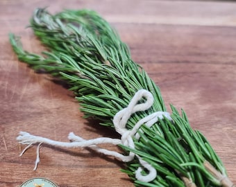 Fresh or Dried Tuscan Blue Rosemary Bundles Greenery, Tablescape, Placesetting, Gift, DIY Wedding, Aromatic, Herb, Hair Oil, Custom Drink