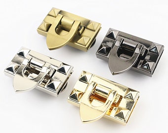 Luggage Hardware Accessories, Bag Buckles, Hardware Lock Clasps, Duckbill Locks, Gold Metal Twist Locks, and Toggle Lock Clasps