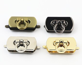 Luggage Hardware Accessories, Bag Buckles, Hardware Lock Clasps, Duckbill Locks, Gold Metal Twist Locks, and Toggle Lock Clasps