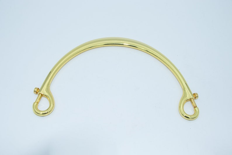 Bag handle, handle, spring buckle, connected handle, zinc alloy material, hanging plated image 5