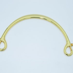Bag handle, handle, spring buckle, connected handle, zinc alloy material, hanging plated image 6