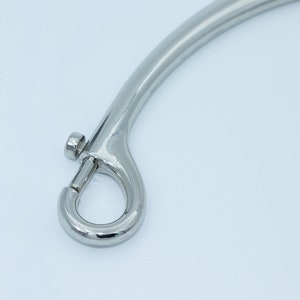 Bag handle, handle, spring buckle, connected handle, zinc alloy material, hanging plated image 3