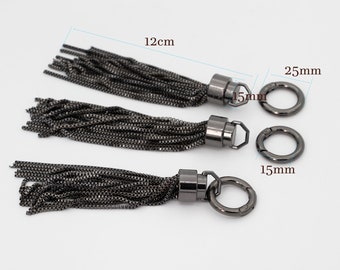 Hardware accessories for bags Metal accessory keychain tassel pendant Pendant small decorative clothing hardware accessories