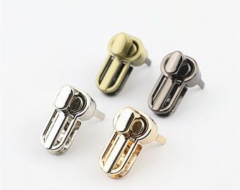 Bag hardware accessories: straight bar lock, oval-shaped toggle lock, twist lock buckle, bag and clothing hardware accessories lock