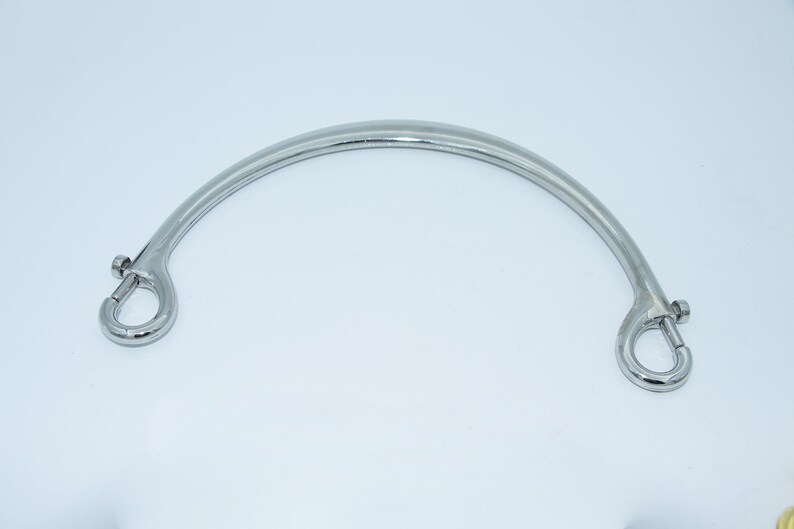 Bag handle, handle, spring buckle, connected handle, zinc alloy material, hanging plated image 4