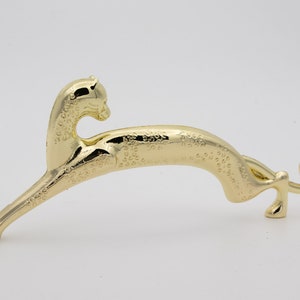 Zinc alloy cat  handle for bags purse handle