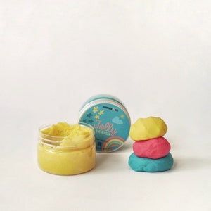 Homemade Play Dough Set of 12 Jars - Scented or Unscented Playdough - Modelling Clay Natural Food Grade