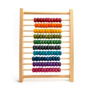 Wooden Abacus - Rainbow