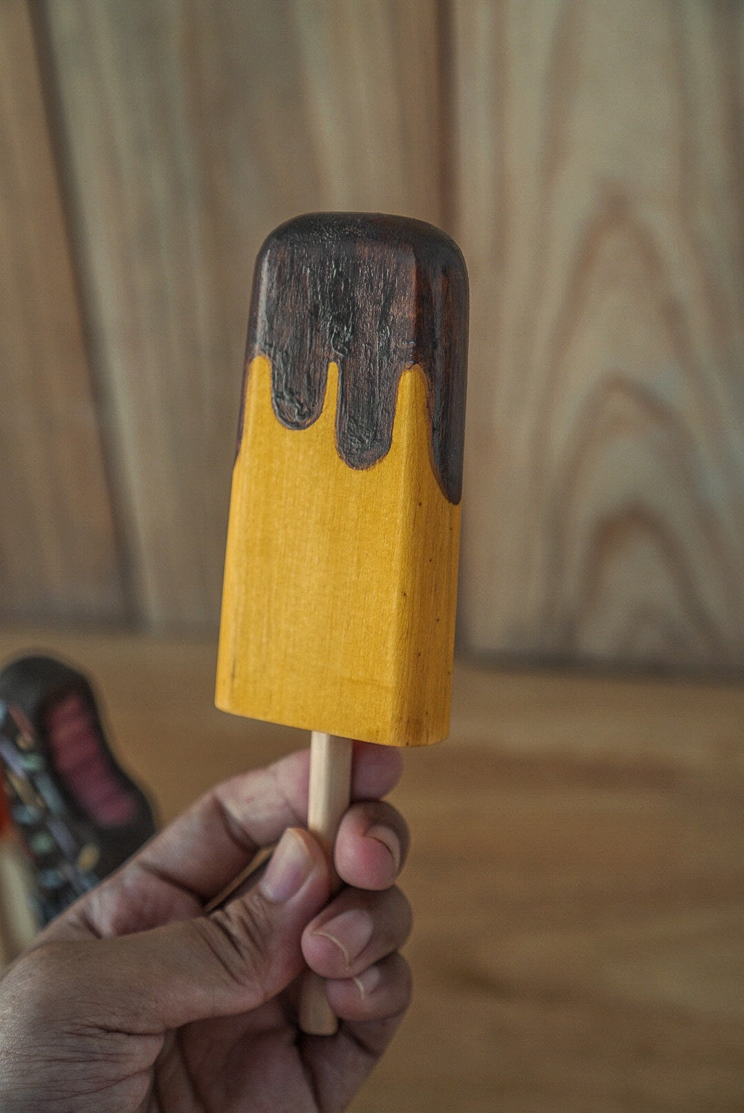 Wooden Ice Cream Toy Ice Cream Cone and Popsicle Set | Etsy