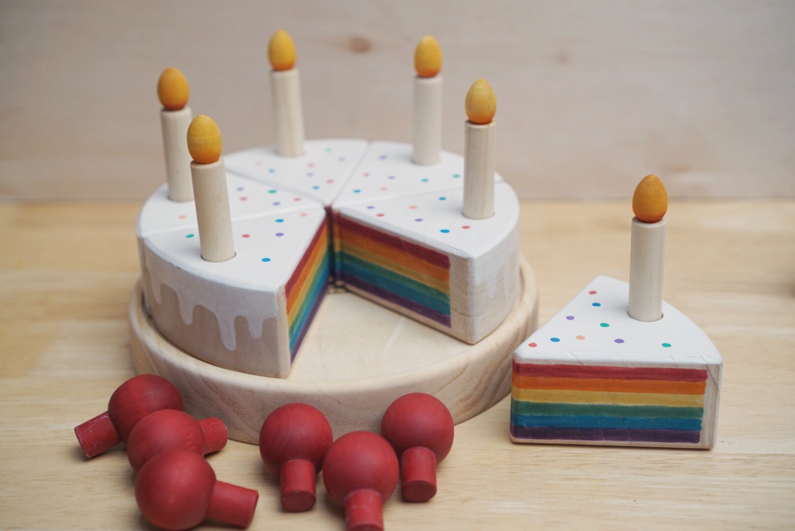 Gâteau d'anniversaire, bois, 3+  Jeux et jouets à partir de 3 ans