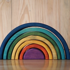 Rainbow Stacker 7 Pieces Sunset