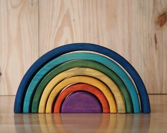 Rainbow Stacker 7 Pieces Sunset