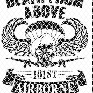 101st Airborne Death From Above SVG; PNG; Sublimation; Waterslide