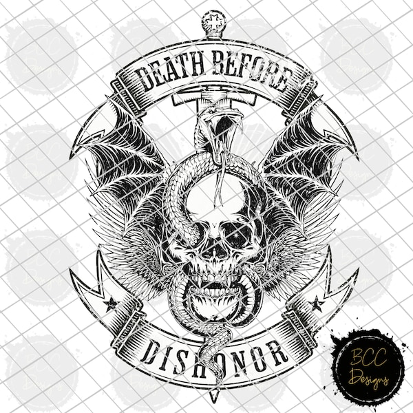 Death Before Dishonor Digital Download - Military & Law Enforcement SVG and PNG