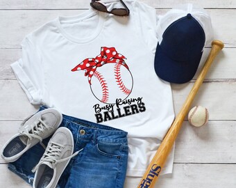 Busy Raising Ballers Baseball Shirt, Baseball Mom Shirt, Mom Shirt, Gift For Mom, Sports Mom Shirt, Baseball Mom