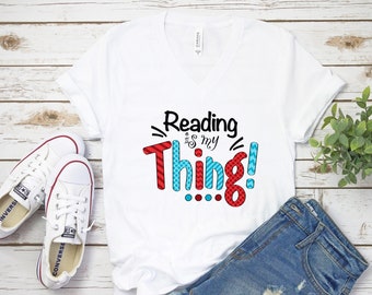 Reading Is My Thing Shirt T-Shirt, Book Lover Shirt, Gift For Readers, Gift For Her, Bookworm, Teacher Shirt, Book Shirt, Gift For Teachers
