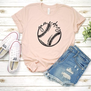Baseball, Game Day Baseball Drawing Unisex Shirt, Softball Mom,Cute Baseball Shirt, Sports Mom Shirt Baseball Shirts Game Day Shirt Baseball