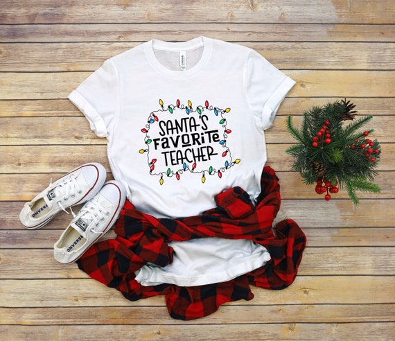 teacher christmas t shirts