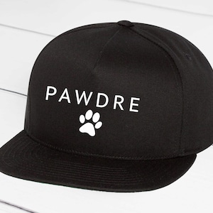 Dog Dad PAWDRE Snapback Hat, Snapback Flat Bill Baseball Cap, Gift For Him, Gift For Dog Dad, Dog Dad Life, More Color Options