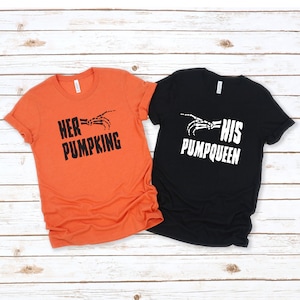 Halloween Couples Shirt T-Shirt,  Shirt, Halloween Shirt, Funny Halloween Shirts, Couples Matching Shirts, Halloween Costume Ideas, Pumpkin