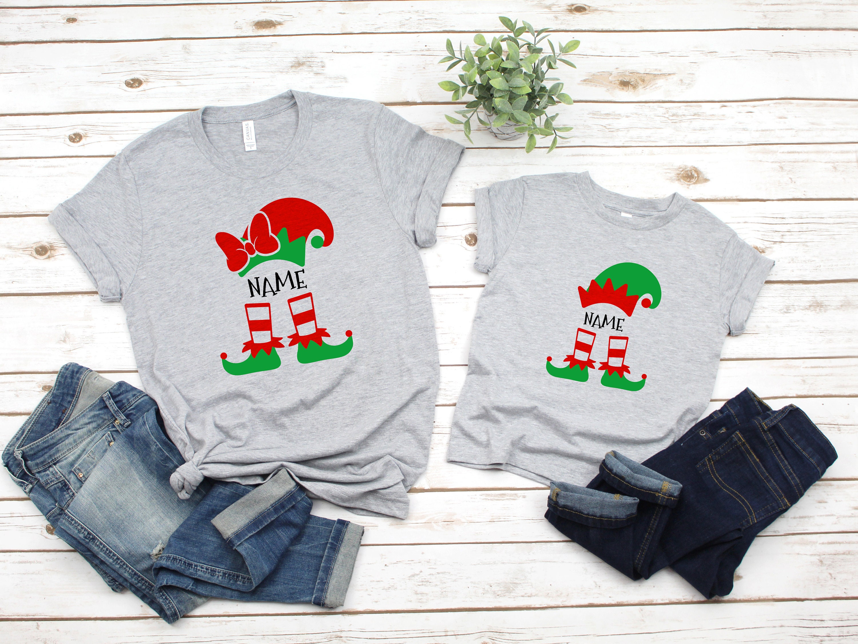 Family Christmas Shirts Custom Elf Matching Christmas Shirts - Etsy