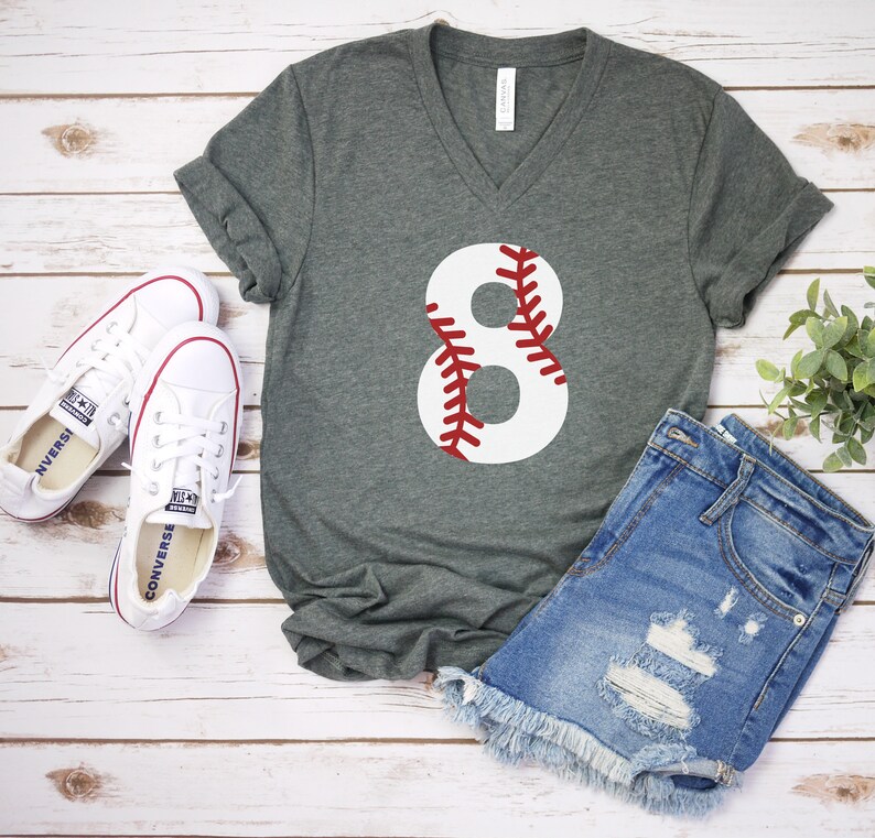 Baseball Numbers Shirt TShirt Baseball Mom Shirt Etsy
