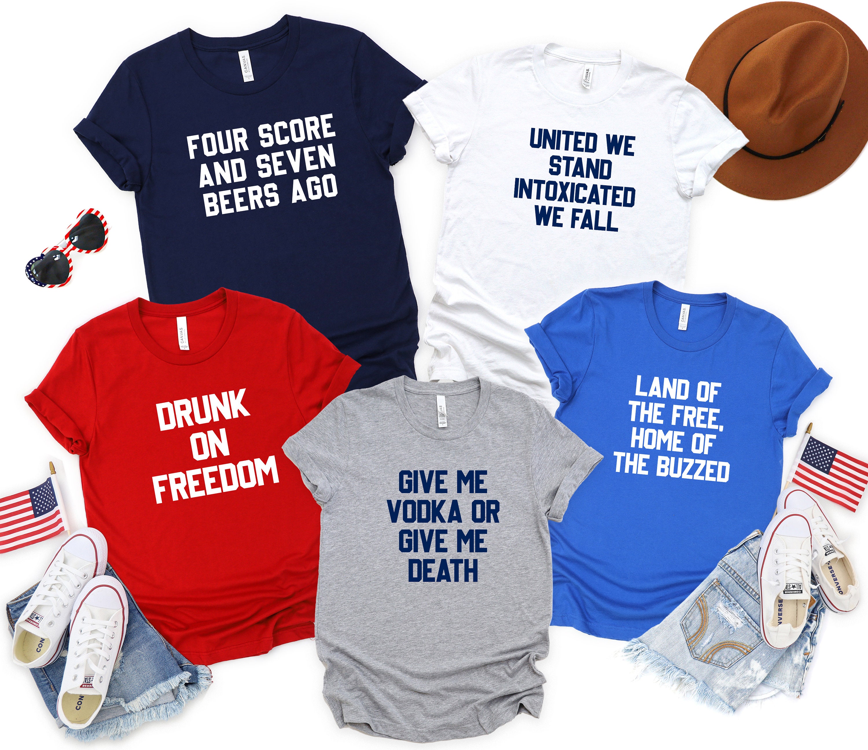 Crazy Cousin Crew T-Shirt Matching Fourth Of July Group Crazy Cousin Crew T-Shirt Matching Fourth Of July Group