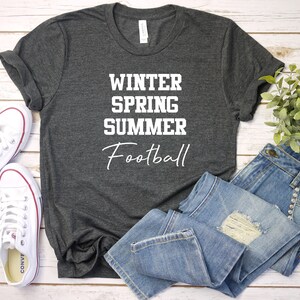 Football, Winter Spring Summer Football Unisex Shirt, Football Mom, Cute Football Shirt, Sports Mom Shirt, Football Shirts, Sports Shirts