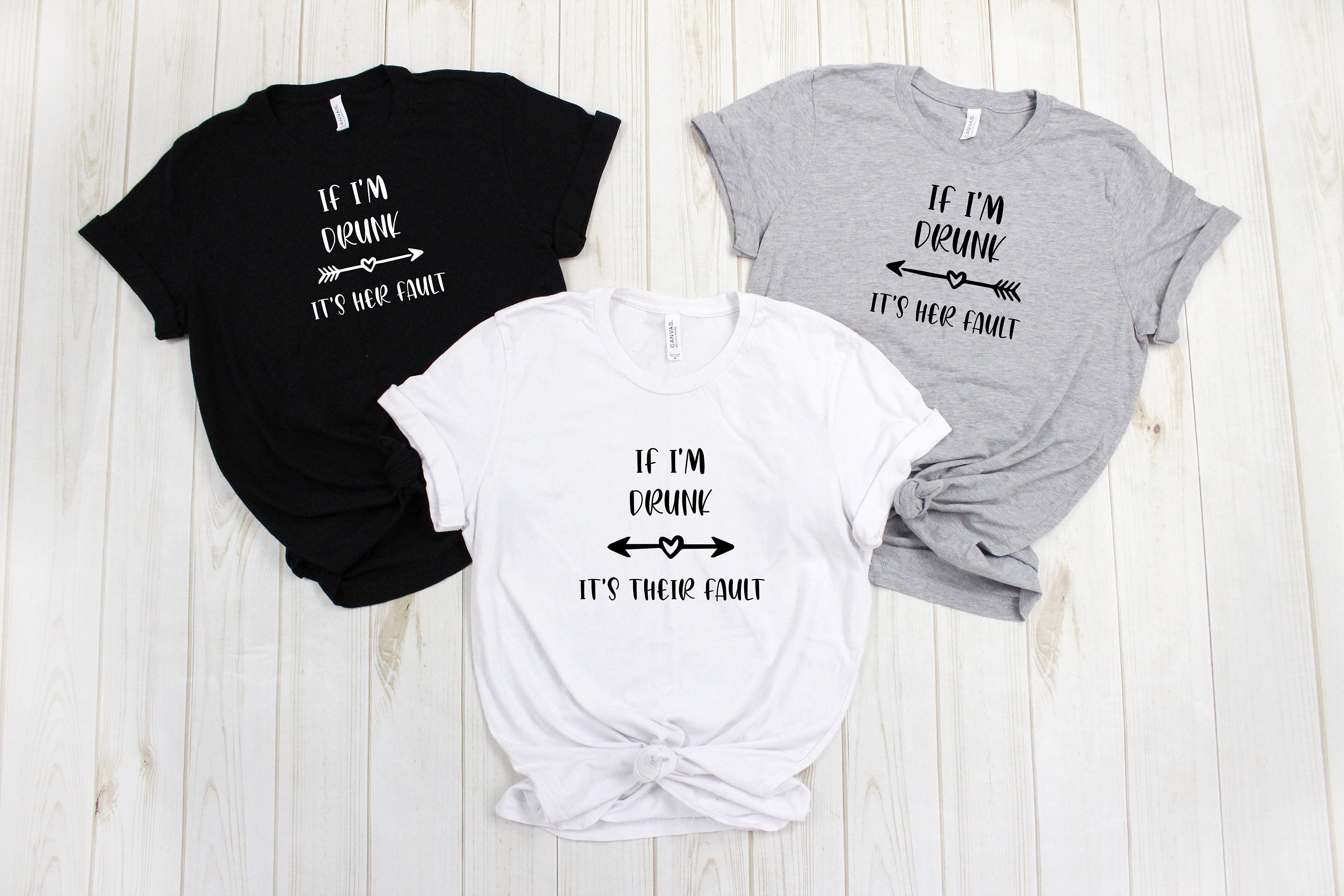 If I'm Drunk It's Her Fault Unicorn Funny Friends Couple Tank Top If I'm Drunk It's Her Fault Unicorn Funny Friends Couple Tank Top