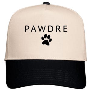 Pawdre EMBROIDERED Five-Panel Twill Hat, Dog Dad Hat, Dog Dad Gift, Dog Dad Hats, Father&#39;s Day, Dog Dad Hat, Gift For Dog Dad, Dog Dad