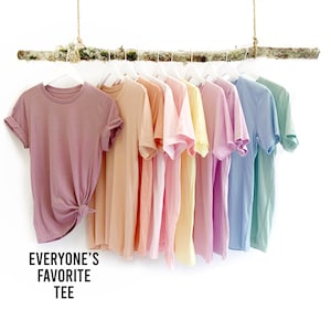 Plain Blank Shirt, Bella Canvas Shirt, DIY Shirt, PLAIN Bella Canvas Shirt, Unisex Bella Canvas Tees, Plain Tee, DIY Tee, Lots of Colors!
