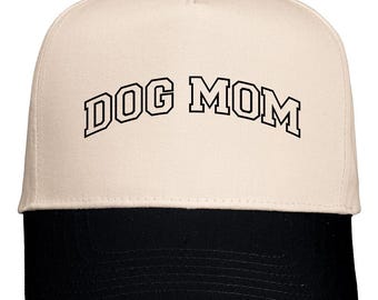 Dog Mom Arch EMBROIDERED Five-Panel Twill Hat, Dog Mom Hat, Gift Dog Mom Gift, Dog Mama, Dog Mom Gifts, Dog Mom Hats, Gift For Dog Mom