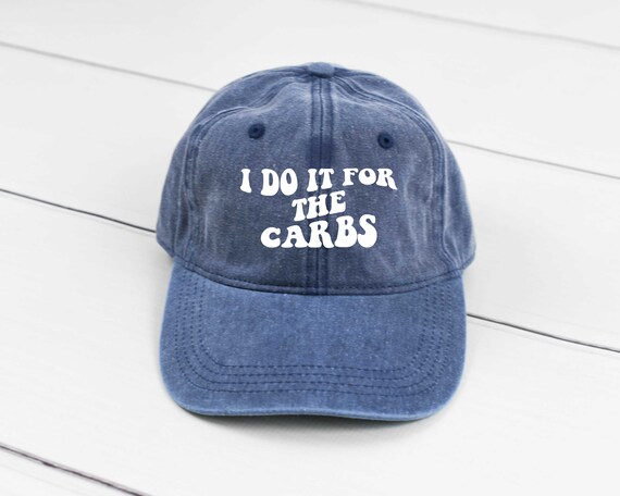 Gym Hat, I Do It For The Carbs Pigment Dyed Unstructured Hat, Gym Hat, Working Out Hats, Gym Hat, Carbs, Funny Hat, Trendy Hat, Fun Hat