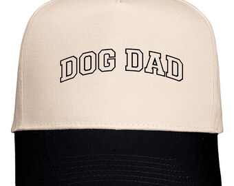 Dog Dad Arch EMBROIDERED Five-Panel Twill Hat, Dog Dad Hat, Dog Dad Gift, Dog Dad Hats, Father's Day, Dog Dad Hat, Gift For Dog Dad, Dog Dad