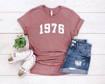 50th Birthday Shirt, 1976 Birth Year Unisex T-Shirt, Gift For 50th Bday, Gift For Her, Gift For Him, 50th Birthday Shirt Fifty 50th Birthday