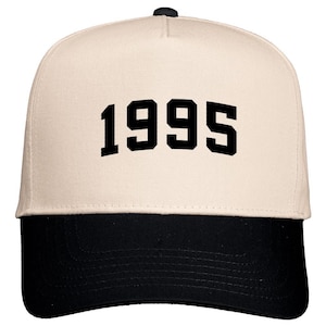1995 Birth Year EMBROIDERED Five-Panel Twill Hat, 30th Birthday Hat, 30th Bday, 30th Birthday Hat, Gift for 30th Birthday, 30th bday gift