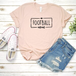 Football Shirt, Football Mom Double Square Unisex Shirt, Football Fan, Cute Football Shirt, Sports Mom Shirt Football Shirts Sports Shirts