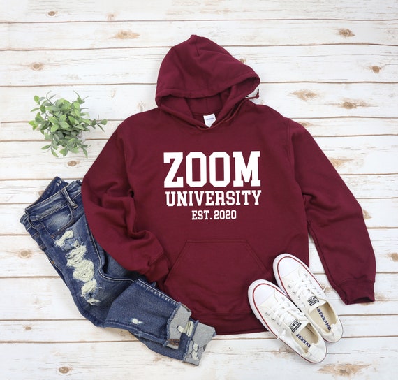 Zoom University Established 2020 Heavy Blend Hooded Sweatshirt, Social Distancing, Introvert Shirt, Social Distance, Virtual Student
