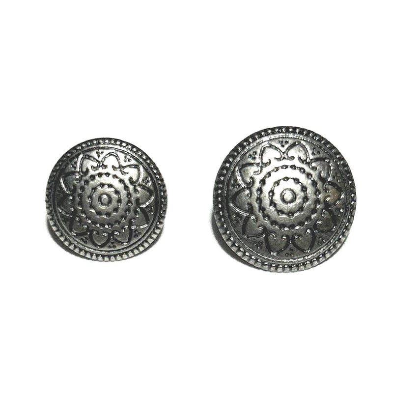 Pewter Upholstery Button - Etsy