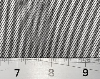 Microstretch Hex Mesh 54" Wide Fabric: 4-Way Stretch Mesh Fabric Sold by the Yard